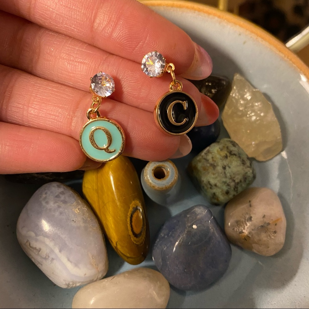 Handmade Initial Earrings (Custom Made)